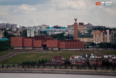 Национальный культурный центр (НКЦ) «Казань» вид со смотровой площадки Дворца Бракосочетаний (Казань)