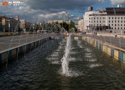 Набережная с «поющими» фонтанами (Казань)