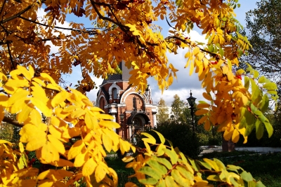 Осень, часовня г. Краснотурьинск (Фото 4) 
