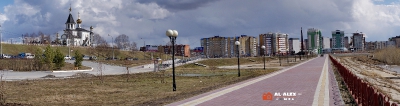 Панорама ул. Набережная, Нефтеюганск