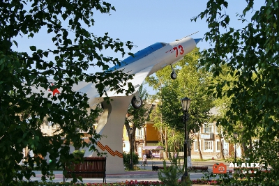 Памятник самолёту-истребителю, Североуральск (Фото 1)